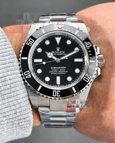 rolex no date or date|2023 submariner 41mm no date.